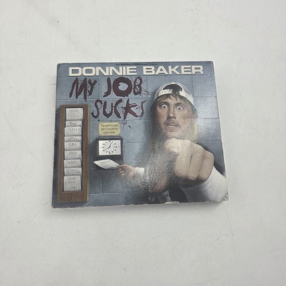 My Job Sucks by Donnie Baker CD 3 Disc Bob Tom Radio Used
